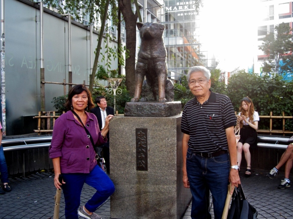 The statue of Hachiko, the dog with undying, devotion & loyalty, waited for his master on the same spot for 3 years.